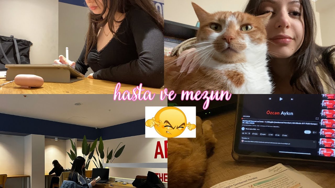 hastayken ders calismaya calismak | YKS VLOG