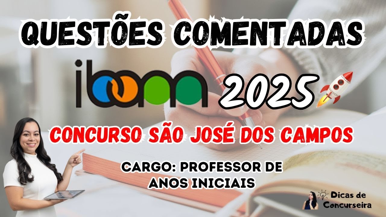 Questões IBAM 2025 - Concurso São José dos Campos (Português)
