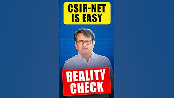 CSIR-NET Is Easy | Just 25% Marks Needed | Reality Check By GP Sir