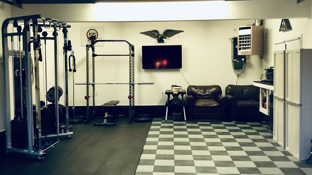 MY DREAM GARAGE GYM MAKEOVER TOUR! YouTube