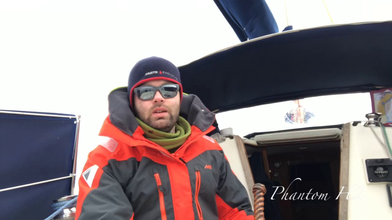 Segeln im Februar auf der Ostsee