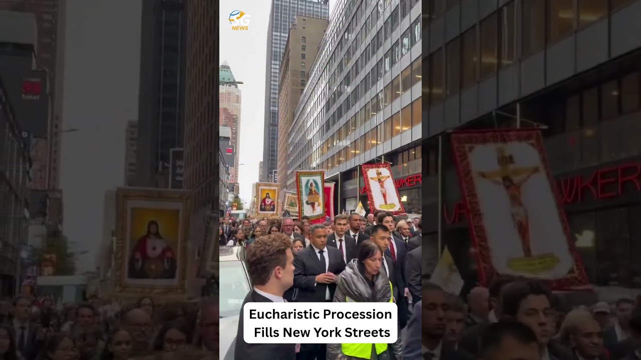 Eucharistic Procession Fills New York Streets