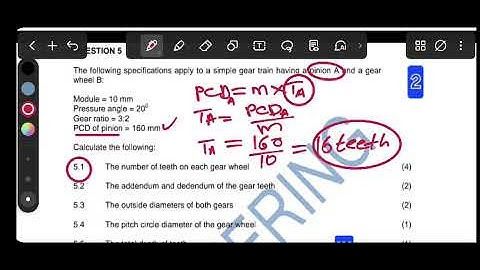 N4 Mechanotechnics | Simple Gear Train Formulas & Examples