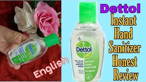 What is in dettol hand sanitiser