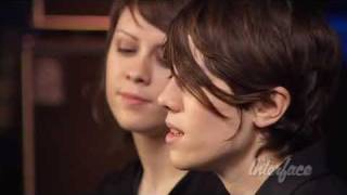Tegan and Sara Interview Spinner Interface