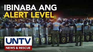 Alert level ng pambansang pulisya, ibinaba na sa heightened alert status