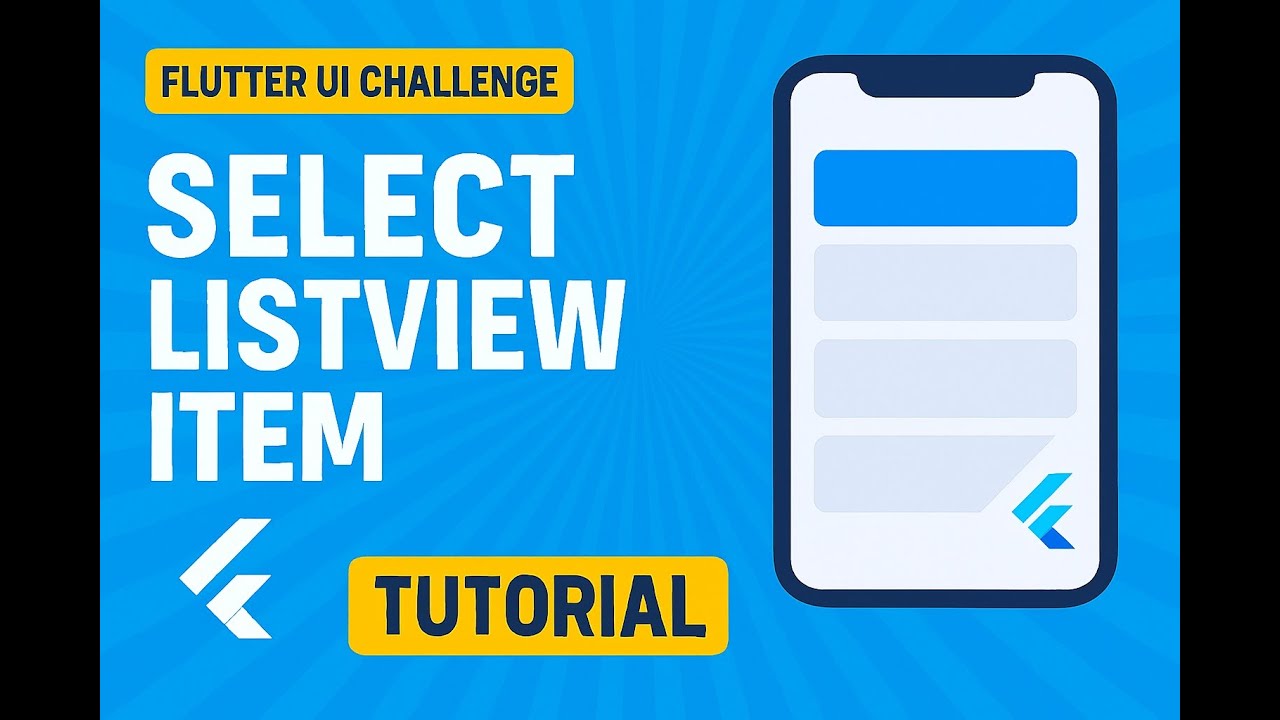 Flutter ListView Selection + State Tracking Tutorial - YouTube
