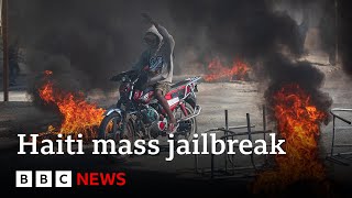 Haiti declares emergency after gangs free 4,000 inmates | BBC News screenshot 1