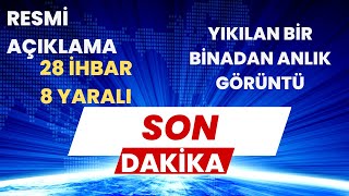 HATAY Murat Nuraydın Cad. Yıkılan Bina #sondakika #deprem #hatay #hatay6.4