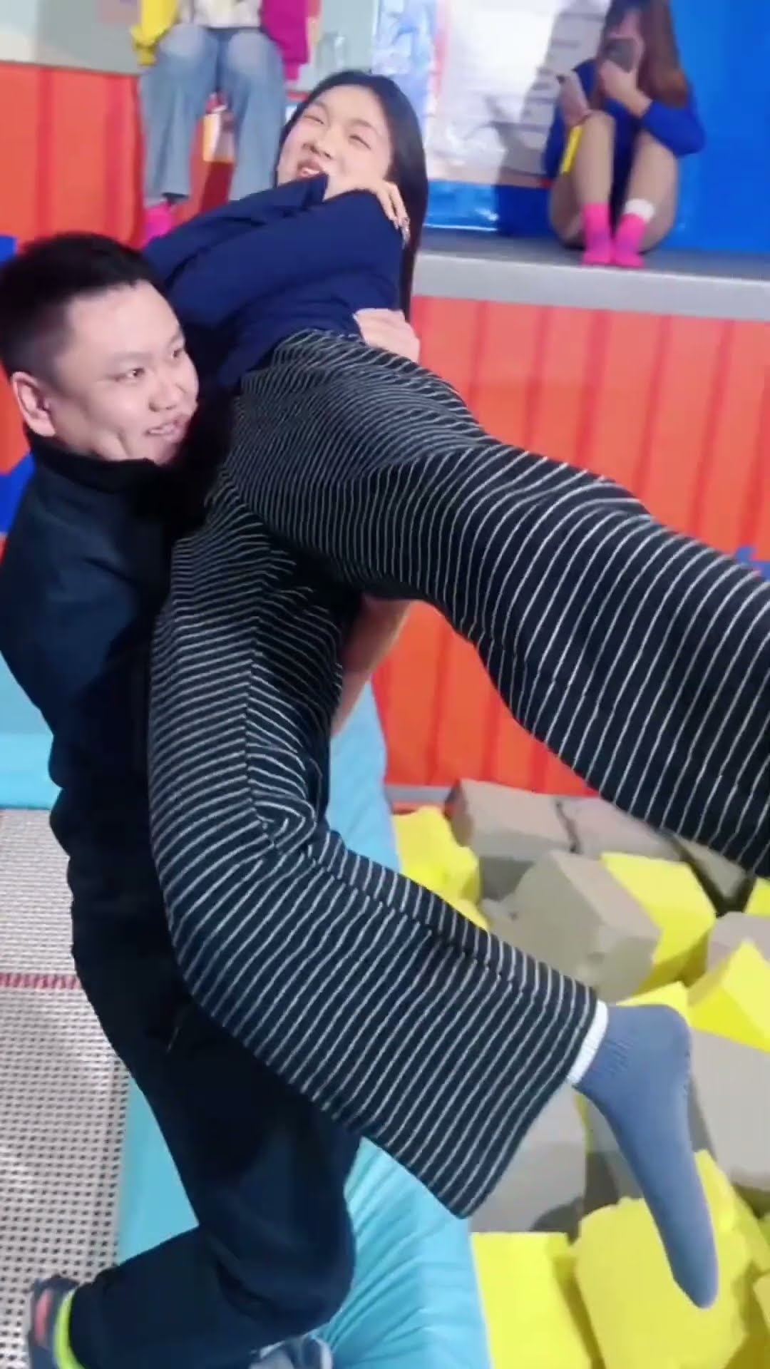 This Fun Park?? Has Some Of The Best Trampolines Around #funny #shorts
