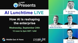 🎙️AI Lunchtime Live! - 12pm-2pm UAE, Wednesday Sept. 24th ⚡