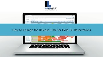 How to Change the Release Time for Hold Till Reservations | Hotelogix Frontdesk Software