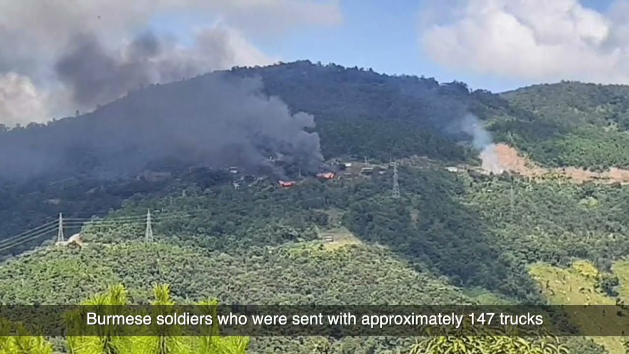 Burmese Military Had Burned 16 Houses @ Thlanrawn Village, Falam Tsp., Chin State, Myanmar