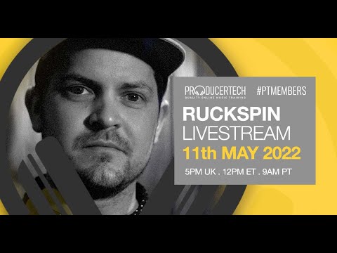Ruckspin Member Livestream - Artist Remix Session - Wednesday 11th May 17.00 BST