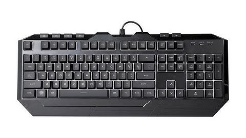 How To Repair Computer Keyboard , Cooler Master Devastator 3 USB LED Gaming Keyboard