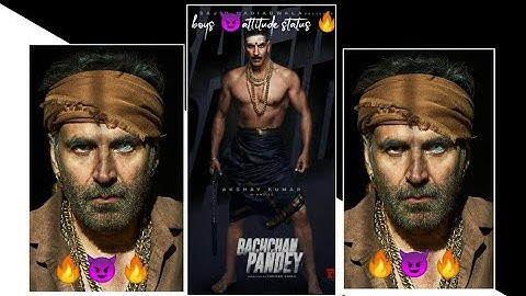 Akshay Kumar Angry Attitude Dialogue 😈 Bachchan Panday Attitude Status 🔥 Single boy attitude status