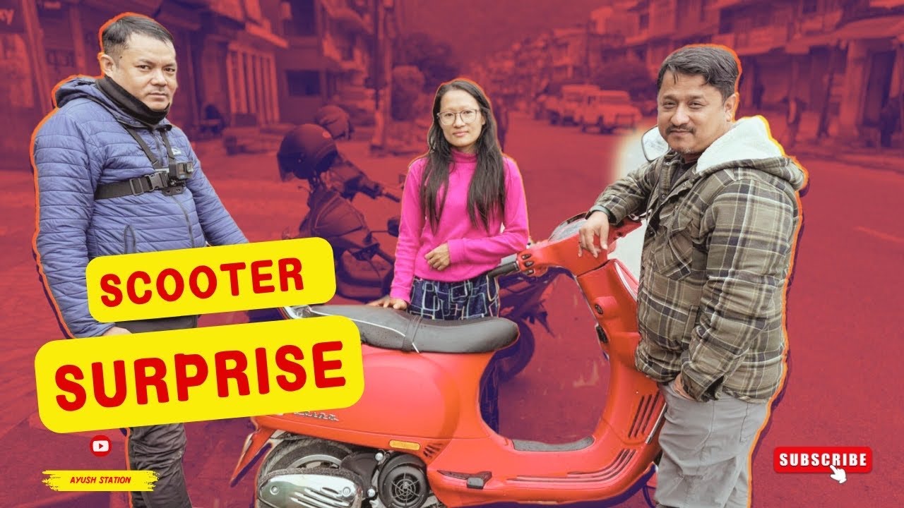 AabuKhaireni | Scooter Surprise | Mero Bhaile Timro Sathi Bhagayo | Ayush station