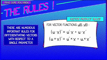 CalcBLUE 1 : Ch. 7.4 : Vector Product Rules for Derivatives
