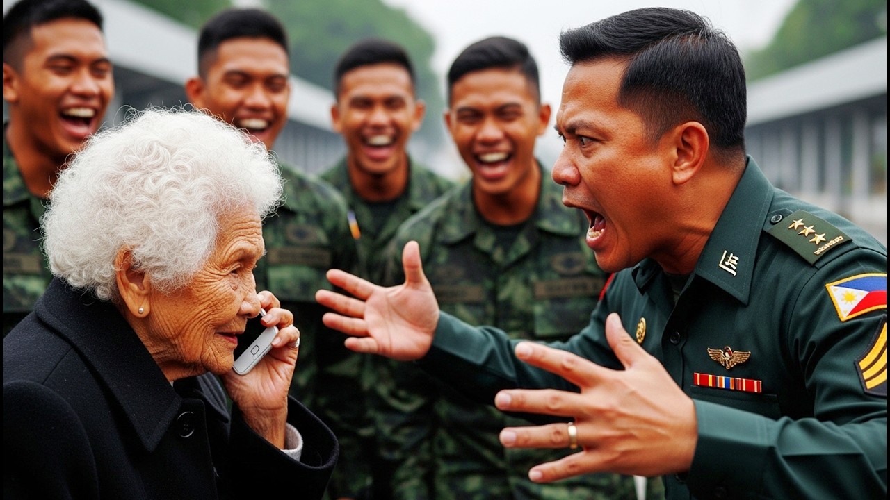 82-anyos na Lola, Ibinasura sa Gate ng Kampo Militar! Isang Tawag Lang, Buong Batalyon Nabaliktad!