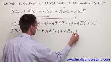 Digital Logic - Simplification of an SOP Expression 08