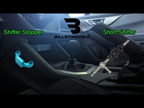 WRX 22+ Billetworkz Short Shifter & Shifter Stopper