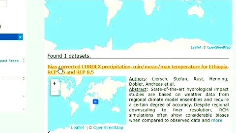 Download Corrected CORDEX Precipitation, Temperature Data: RCP 4.5 & RCP 8.5