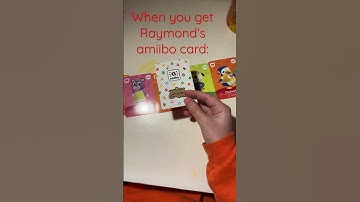 When you get Raymond’s amiibo card: