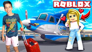 Flying Across The World To Meet A Girl Roblox Brookhaven Royalty Gaming