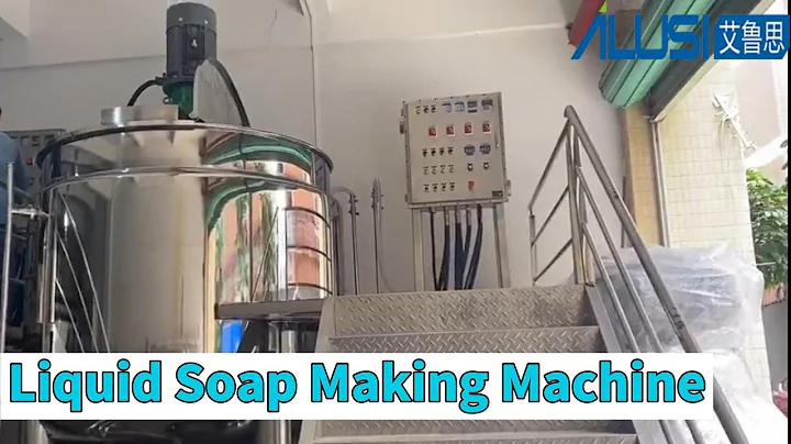 SUS304/316l Chemicals Bar Liquid Soap Making Machine With Electric Control Cabinet