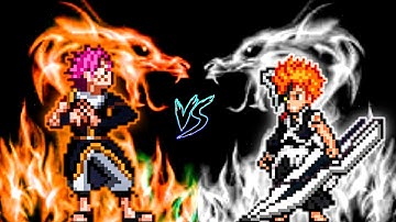 Natsu OP (all form) VS Ichigo TYBW V3 OP (all form) in Jump Force Mugen🔥