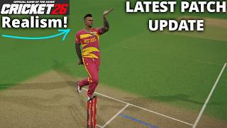 New Realistic Features in Cricket 26! Latest Patch Update with More Bowling Actions
