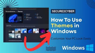 How To Use Themes in Windows 10/11 | Customize Your PC Look Easily