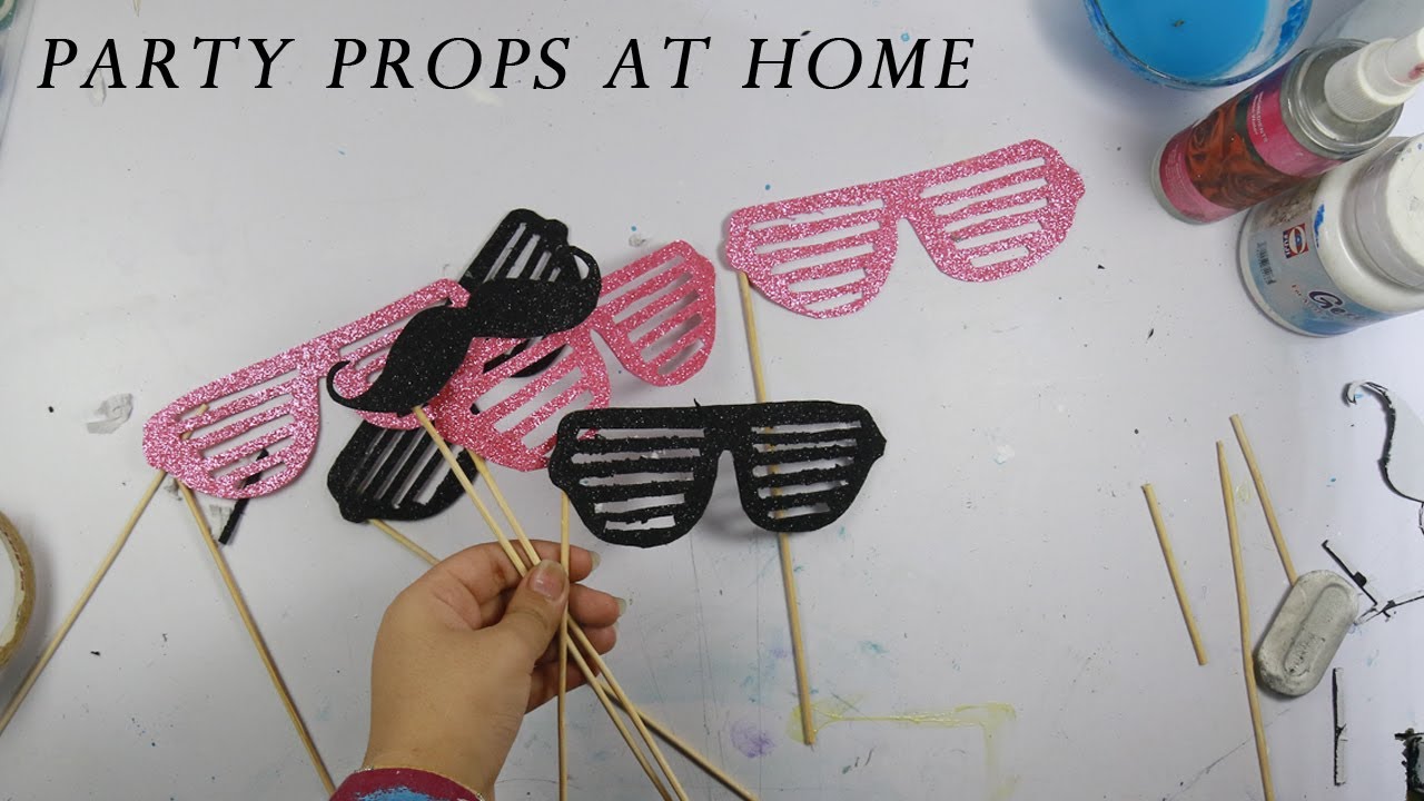 How to Make Party props at Home😎 | DIY props idea | Photobooth Props