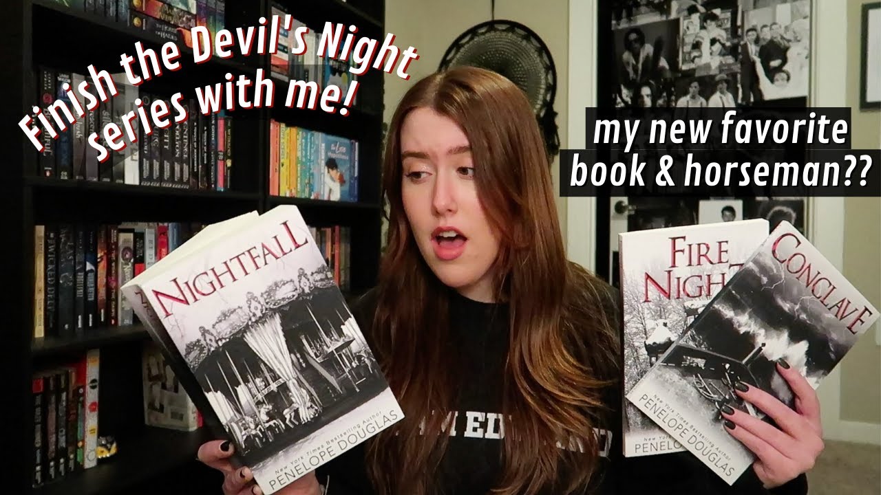 Finish the DEVIL'S NIGHT Series with me! // Nightfall *READING VLOG* +  Conclave & Fire Night 