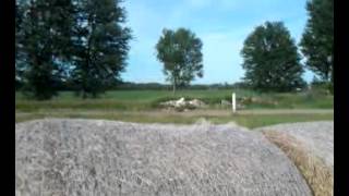 Shockwave Explosion Destroys Lawnmower