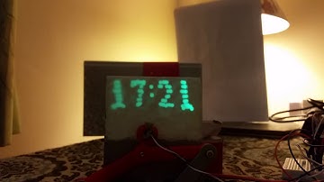Glow in the dark plot clock.