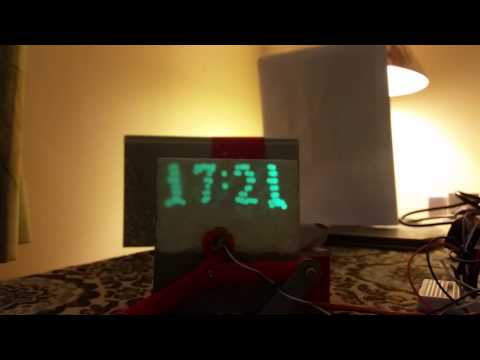 Glow in the dark plot clock.