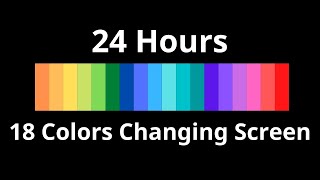 24 Hours Color Changing Screen - Mood Led Lights - Screensaver Color Changing Screensaver Led Light
