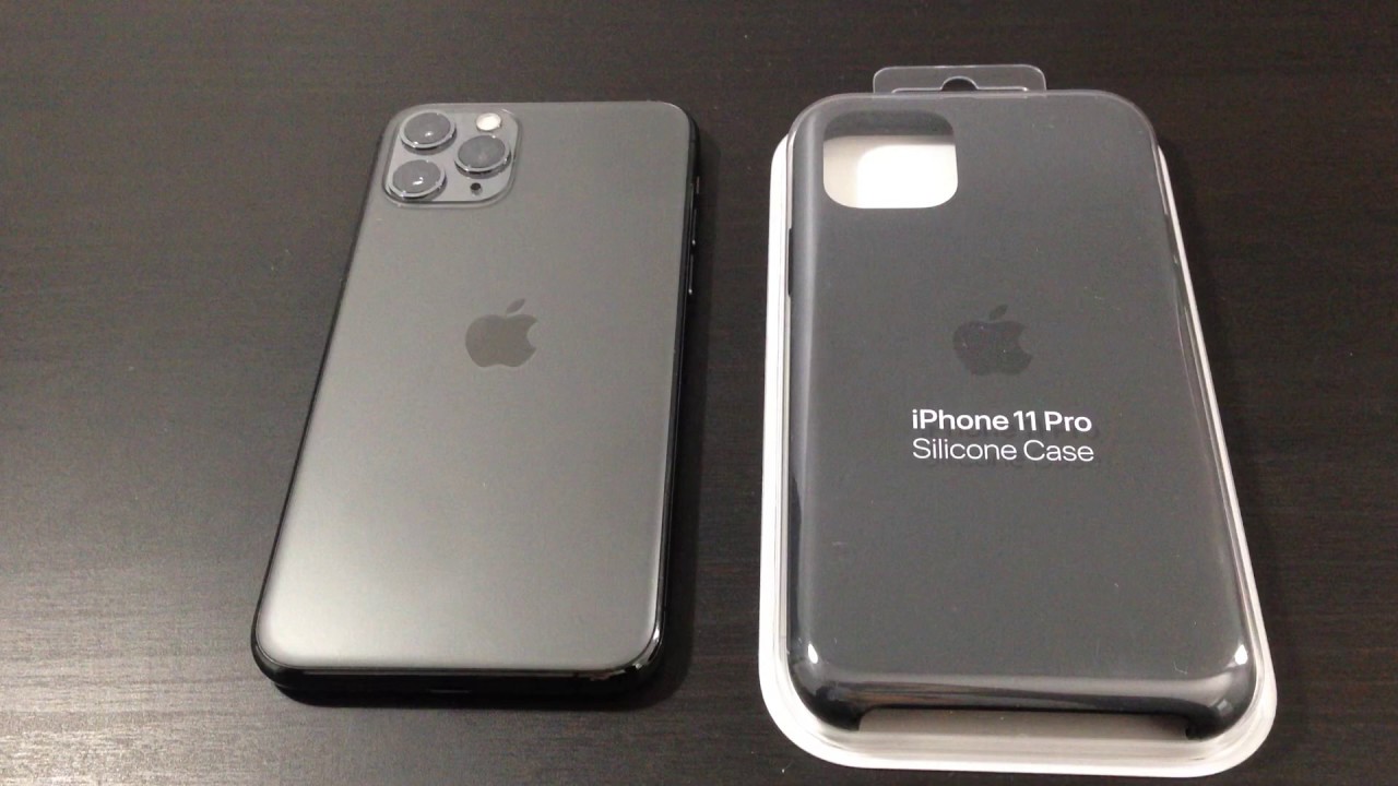 Apple Iphone 11 Pro Space Gray With Black Silicone Case Youtube