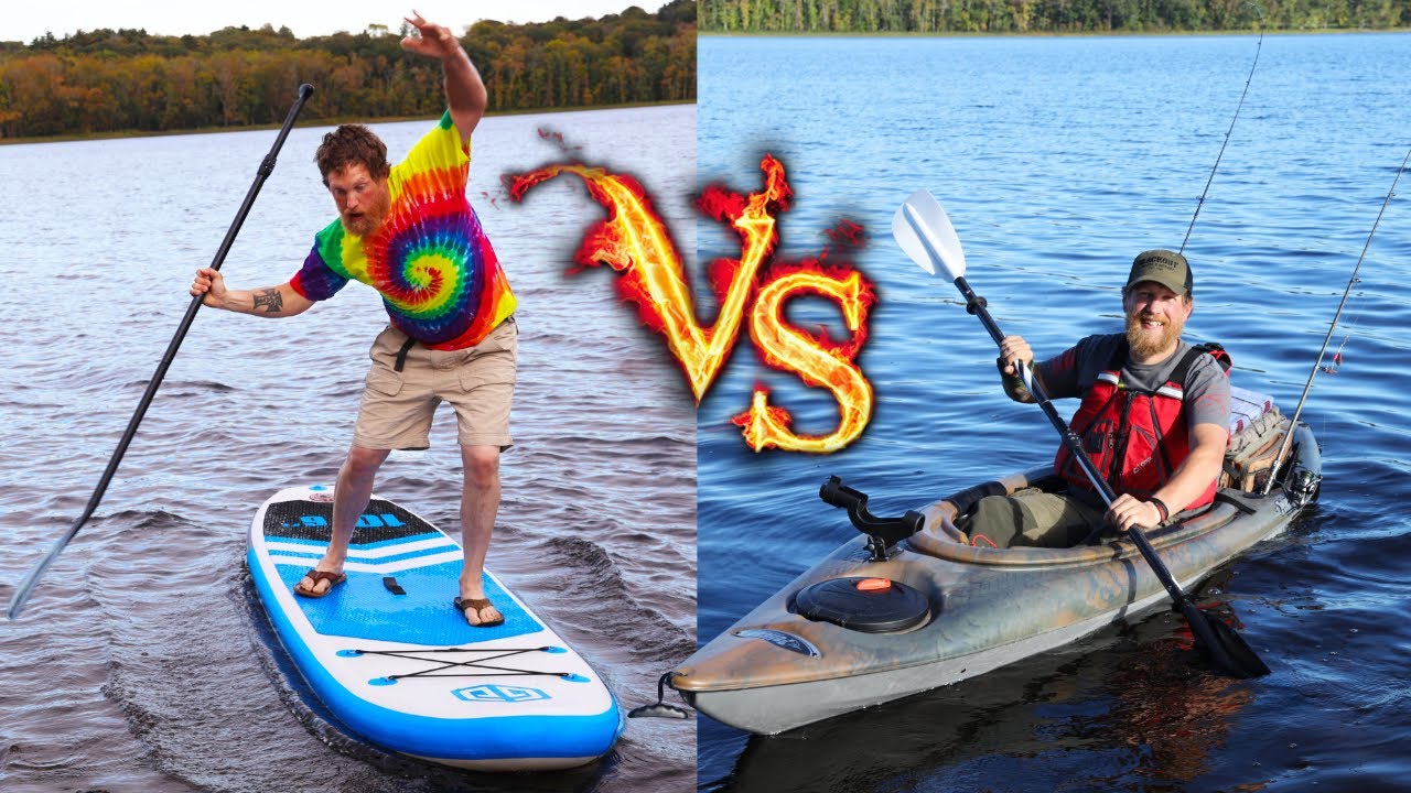 Kayak Vs. Paddle Board, Better Investment, Easier to Use, Fun, and Best  For Fishing!