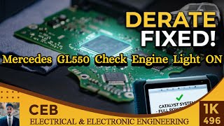 Mercedes GL550 2008 Catalyst OFF | Check engine light ON, Car in derate mode