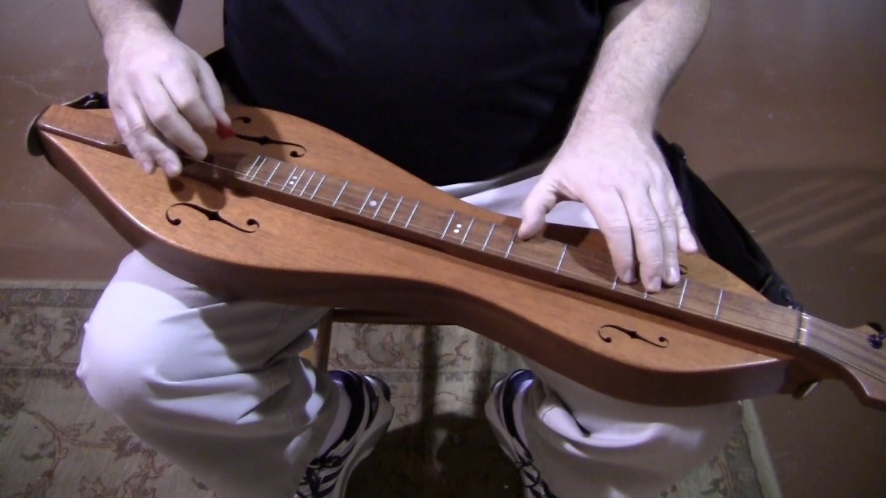 Folkcraft Instruments mountain dulcimer demonstration, serial number 20141673 YouTube
