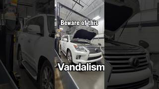 Lexus LX570 owners, beware of this vandalism