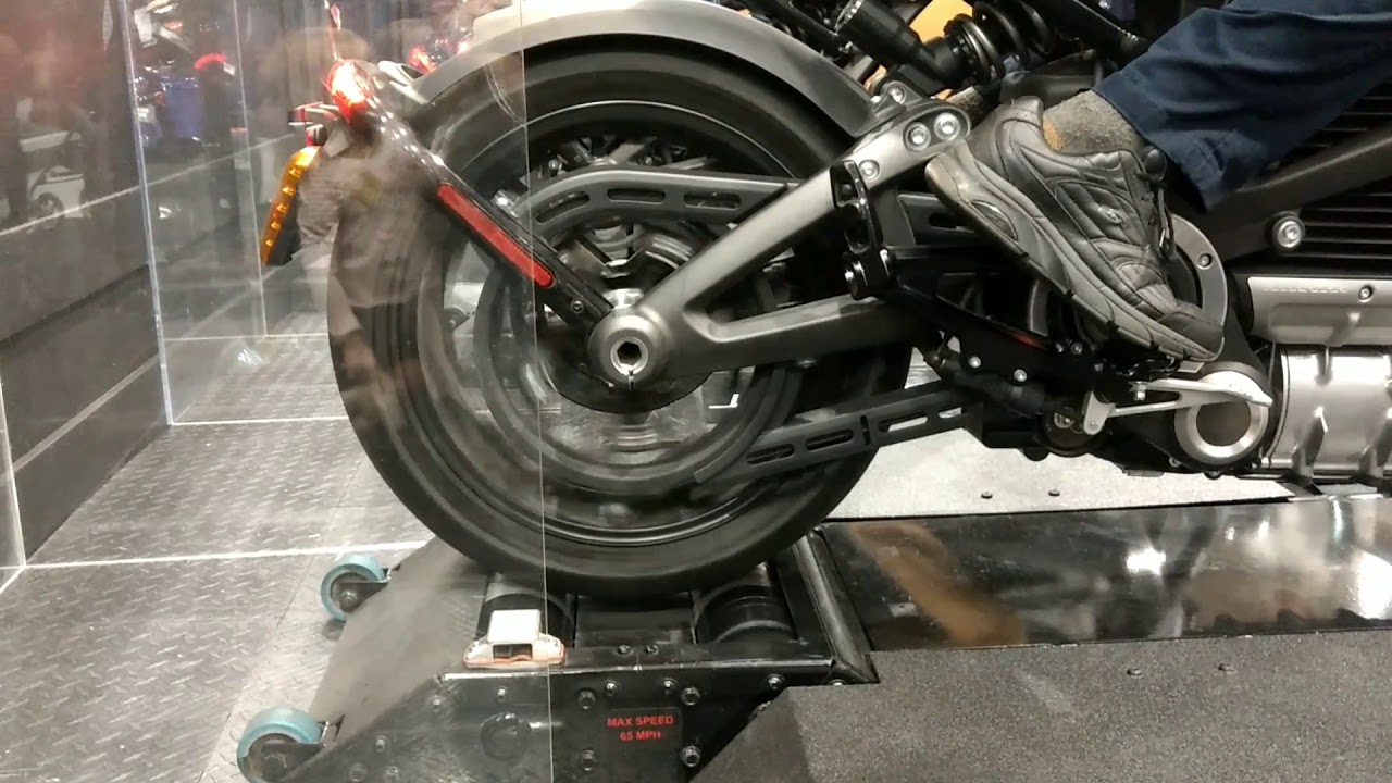 View of Harley Davidson LiveWire Wheel Action - YouTube