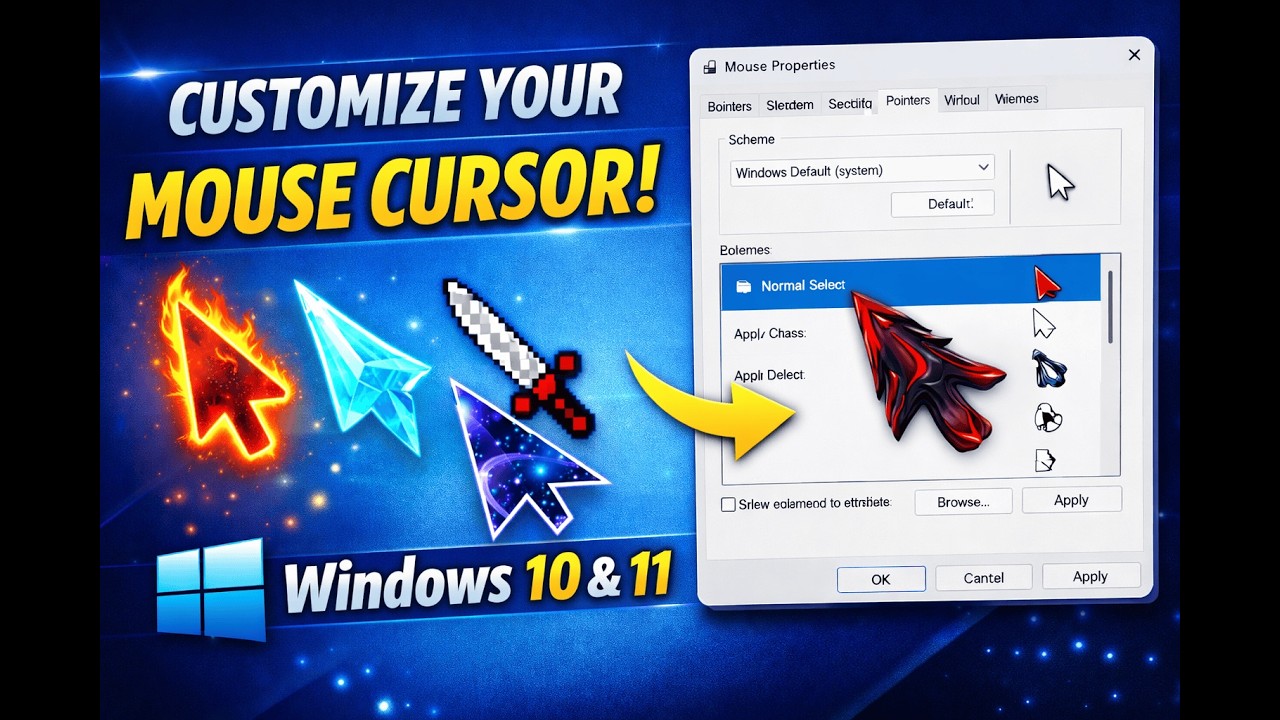 How to Customize Your Mouse Cursor in Windows 10 & 11 (Easy Guide ...