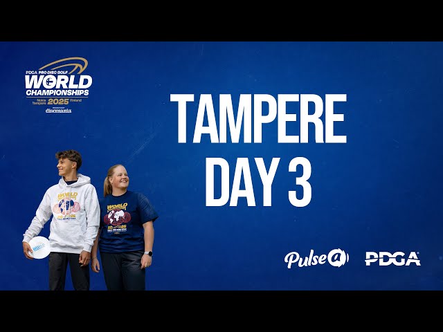 Disc Golf Worlds 2025 Day 3 Tampere, Pulsea Interview Zone - YouTube