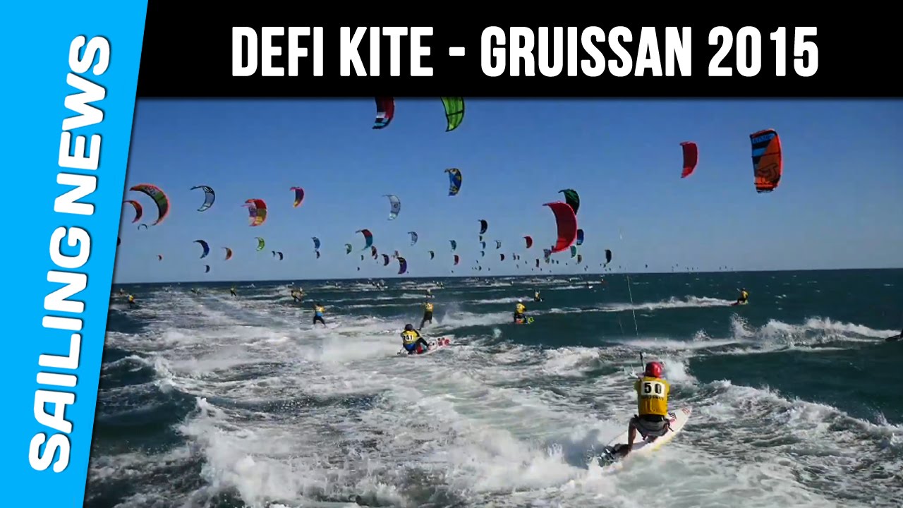 Défi kite - Kitesurfers à Gruissan, Mai 2015