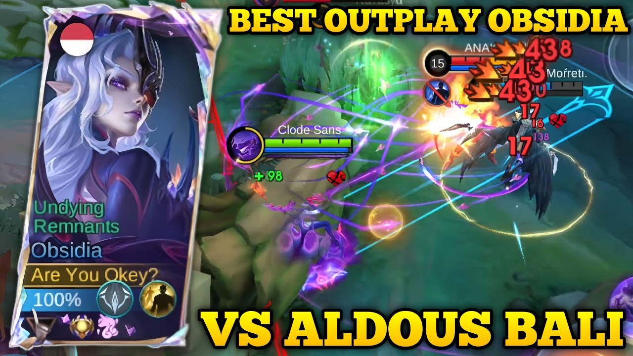 HERO OBSIDIA BROKEN MARKSMAN GOLD LANE - MOBILE LEGENDS