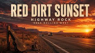 RED DIRT SUNSET – American Highway Rock Beneath Endless Western Skies