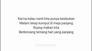 Sal Priadi - Kita Usahakan Rumah Itu (Unofficial Lyric Video)